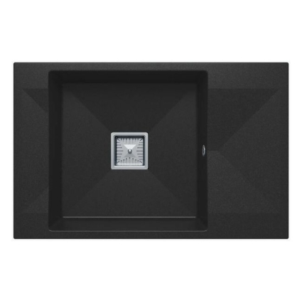 Мойка кухонная POLYGRAN BLADE 780 (черный №16)